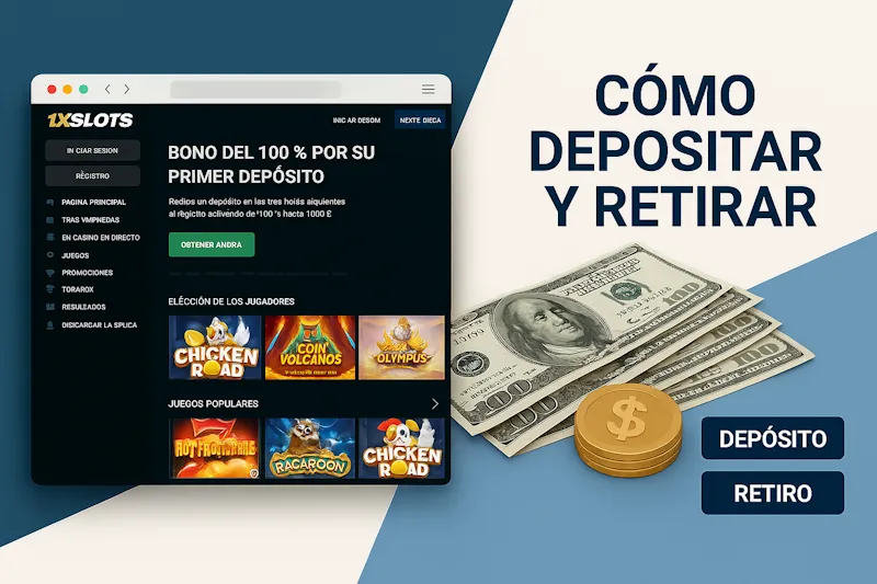1xSlots casino — cómo hacer un depósito